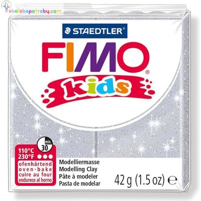 Modelovacia hmota 42 g Fimo Kids svetlo sivá