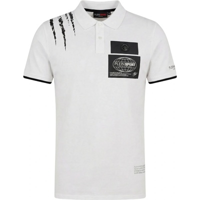 Plein sport Panther White polo tričko