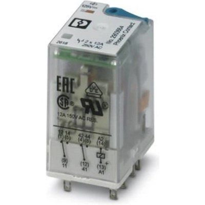 Phoenix Contact REL-IR2/LDP-125DC/2X21, 2903664 relé, 250 V DC/AC, 12 A, 10 ks