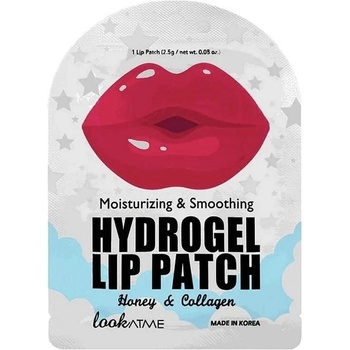 LookAtMe Хидрогелни пачове за устни с колаген и мед, 3 броя