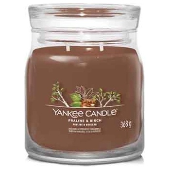 Image 1 of Yankee Candle Praline & Birch подписана свещ средна 368 гр