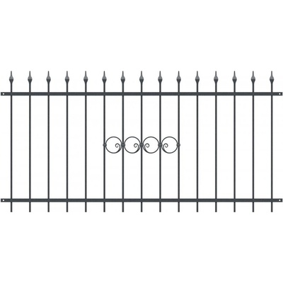 Kovové plotové pole PLP61 š. 2500 x v. 1200 mm