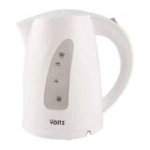 Voltz Електрическа кана Oliver Voltz OV51230B, 2200W, 1.7 л, Светлинен индикатор, Безжична, Бял (55551230BW) - technomani Електрически кани