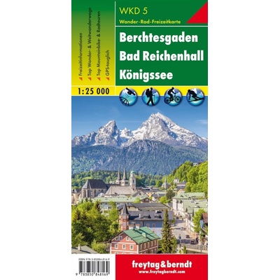 Rad- und Freizeitkarte Berchtesgaden Bad Reichenhall Königssee