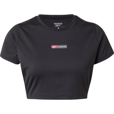 Reebok Функционална тениска 'LUX BOLD' черно, размер XS