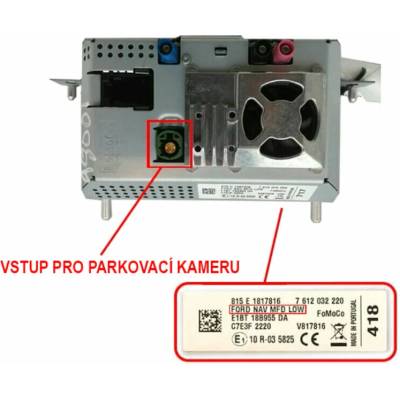 Adaptér pro parkovací kameru Ford Sync1