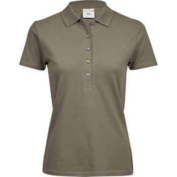 TEE JAYS TJ145 / Дамска еластична поло тениска - глинена M (180145zo202)