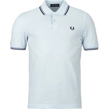 Fred Perry polokošele s krátkym rukávom Twin tipped fred perry modré