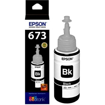 Image 1 of Epson Мастило за Epson 673 (L800/810/850/1800/805), Black, C13T67314A, Epson, Заб. : 1900 копия, 70ml (oei t6731 11943)