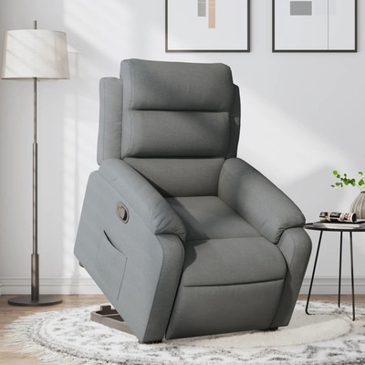 vidaXL 11461.3204981 Zvedací polohovací tmavě šedé textil