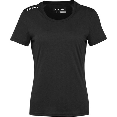 CCM Crew Neck SS TEE dámske tričko Black