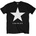 David Bowie Blackstar (White Star on Black) Black L Риза (BOWTS15MB03)