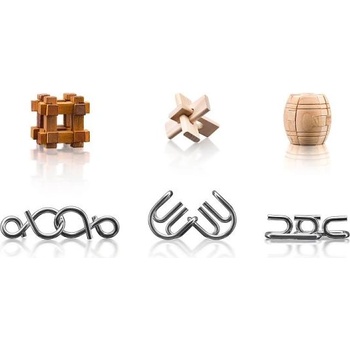 Popular Playthings Метална-дървена главоблъсканица Popular, комплект 6 бр