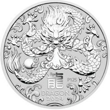 The Perth Mint stříbrná mince Lunar Series III Year of Dragon 2024 1 kg