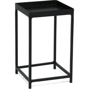 Horecano Метална стойка квадрат за блок маса ЧЕРЕН МАТ 12, 25x12, 25xh20, 2cm (L)(SG- 79952(B)) (0184186)