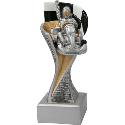 Motokáry trofej 14,5 cm Zlatá