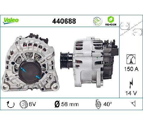 Alternátor VALEO 440688