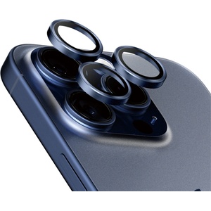 Panzer Протектор за камера PanzerGlass Titanium Hoops за iPhone 15 Pro/15 Pro Max - Син