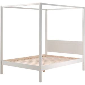 VIPACK Бяло детско легло 140x200 cm PINO CANOPY - Vipack (PIHB1414)