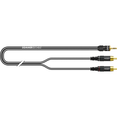 Sommer Cable IC Onyx 2x0,25mm, Black, 0,50m