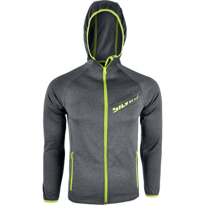 Silvini Montone MJ1028 mikina charcoal-lime