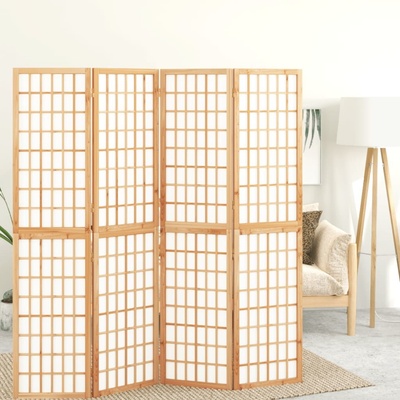 zahrada-XL Skládací 4dílný paraván v japonském stylu 160 x 170 cm