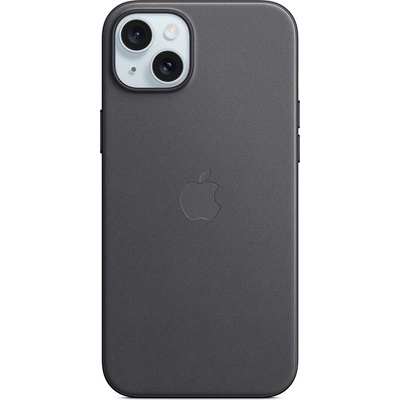 AppleMix Originálny Apple iPhone 15 Plus - MagSafe Syntetická koža FineWoven - čierne