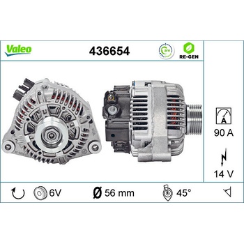 Alternátor VALEO 436654