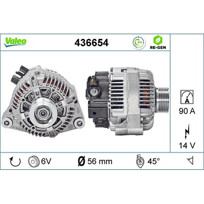 Alternátor VALEO 436654
