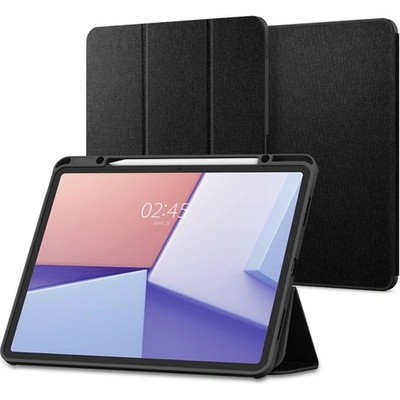 Spigen IPAD Air 13 (2025) SPIGEN URBAN FIT калъф, наличен в FLIP, текстилна шарка, BLACK ACS07671 (ACS07671)
