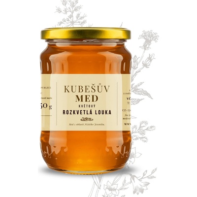 Kubešův med květový rozkvetlá louka 480 g
