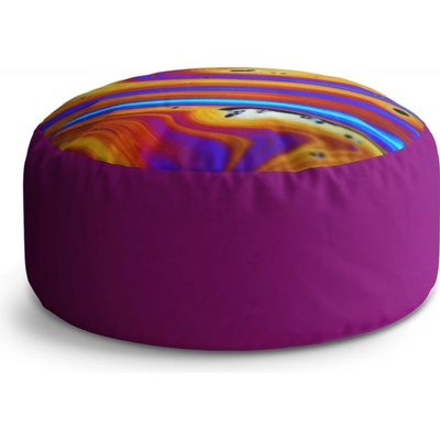Sablio Taburet Circle Barevná abstrakce: 40x50 cm