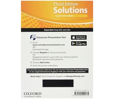 Maturita Solutions 3rd Edition Upper-intermediate Classroom Presentation Tool Pk Access Code Card