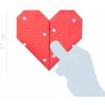 Clairefontaine Origami Paper Love 20x20cm, 70g