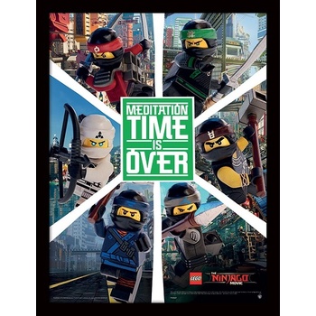 Lego Картина Lego Ninjago movie 6 нинджи в остъклена рамка (FP12062P)