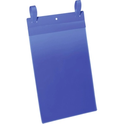 Durable Vrecko na dokumenty s rýchloviazačom 210x297mm na výšku 50 ks modré