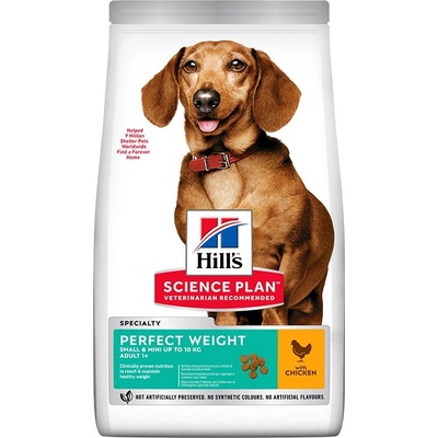 Hill's Hill s Science Plan Perfect Weight за малки възрастни кучета с пиле 6 кг
