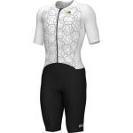 Alé Мъжки скин за колоездене Alé Triathlon Focus Body S/S Skinsuit Cycling skinsuit - White - размер 3XL (002-3842-0118)