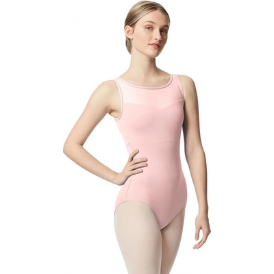 Lulli trikot so sieťkou LUB350 sv. ružový