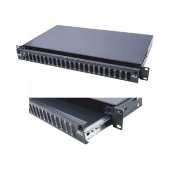 Securitynet Panel 19 1U 24xSC Sx/LC Dx/E2 with Hollow Guide P1-S240000-E-LV