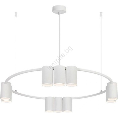 MILAGRO Пендел GENESIS 10xGU10/8W/230V бял (MI2378)