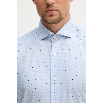 HUGO BOSS риза от памук с еластан hank (50560687)