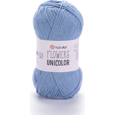 Yarn Art Flowers Unicolor 742 šmolkově modrá