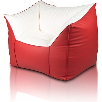 Ecopuf EF1047 COMFORT ekokoža červeno-biely E6/E1