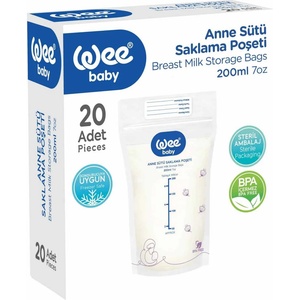 Wee Baby Плик за кърма Wee Baby - 20 броя, 200 ml (558) - ozone