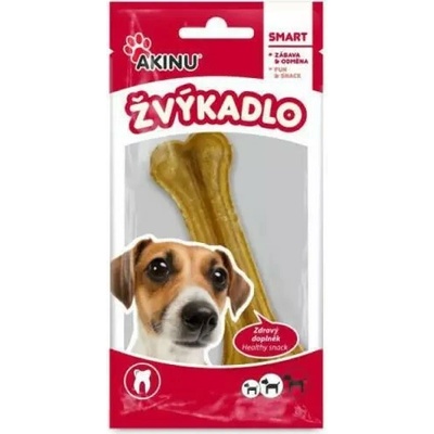 Akinu Žuvadlo maškrta 12 cm prírodná žuvacia kosť 60 g