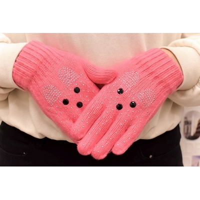 Ellie detské korálové zimné rukavice