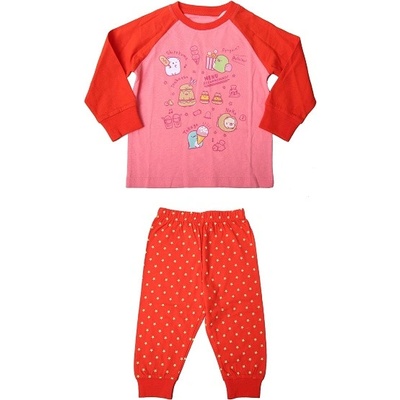 Dívčí pyžamo s dlouhým rukávem Wolf SB oranžová