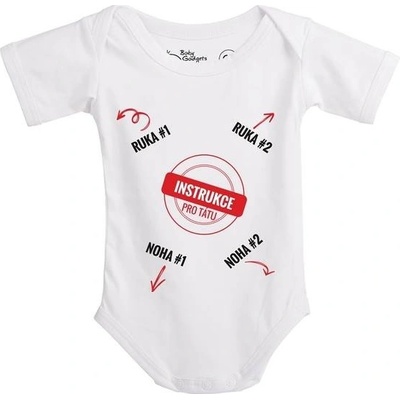 Baby Gadgets Detské body s inštrukciami pre otca