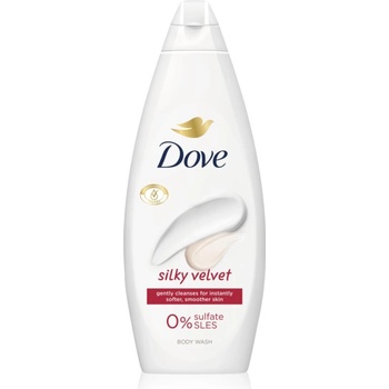 Dove Silky Velvet овлажняващ душ гел 720ml